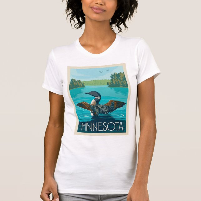 Camiseta Minnesota | Loon (Anverso)