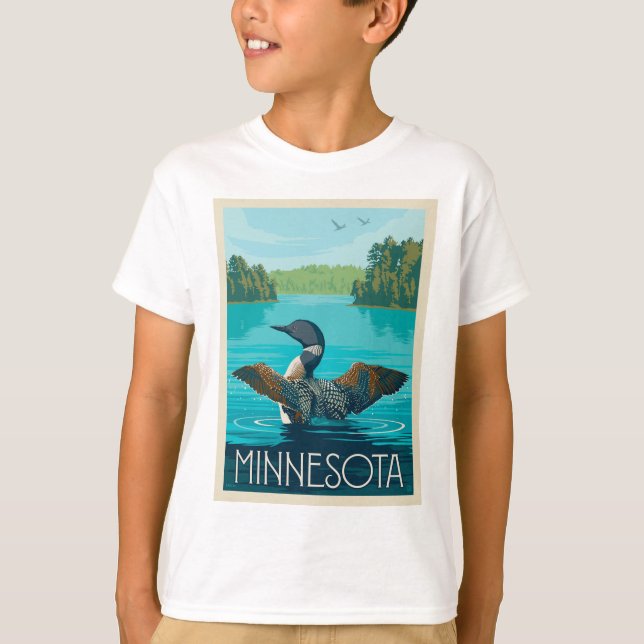 Camiseta Minnesota | Loon (Anverso)