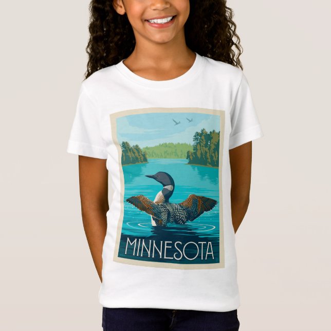 Camiseta Minnesota | Loon (Anverso)