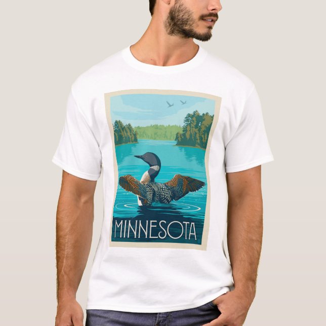 Camiseta Minnesota | Loon (Anverso)