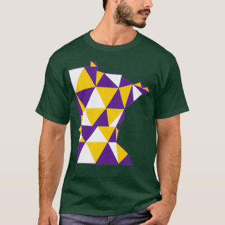 Camiseta Minnesota morado y oro