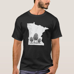 Camiseta Minnesota Morel Mushroom Hunting Foraging Shroomin