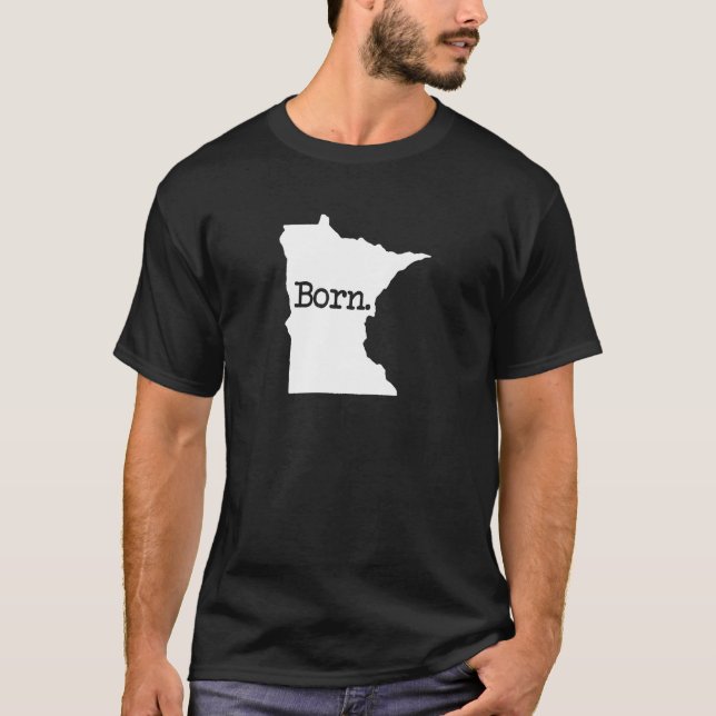 Camiseta Minnesota Nacida en MN (Anverso)