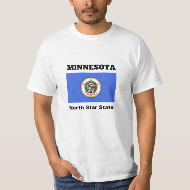 Camiseta Minnesota, North Star State (Anverso)