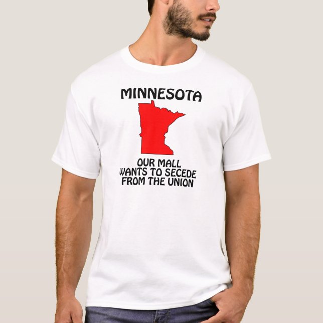 Camiseta Minnesota - Nuestro centro comercial quiere separa (Anverso)