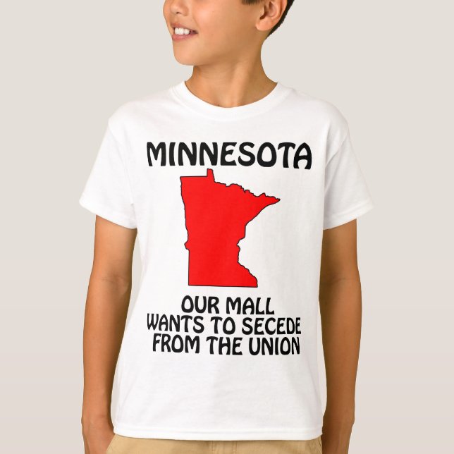 Camiseta Minnesota - Nuestro centro comercial quiere separa (Anverso)