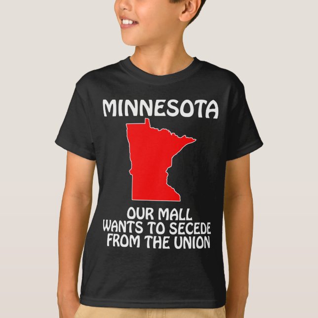 Camiseta Minnesota - Nuestro centro comercial quiere separa (Anverso)