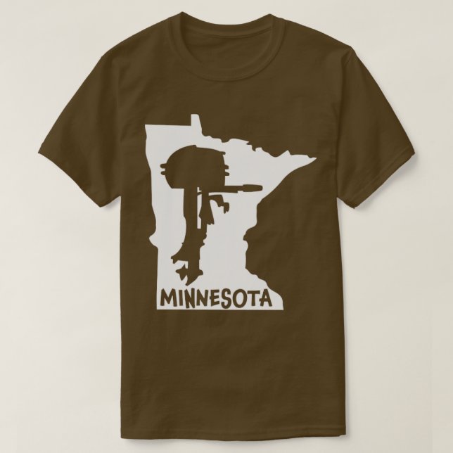 Camiseta Minnesota Outboard Motor Souvenir  (Diseño del anverso)
