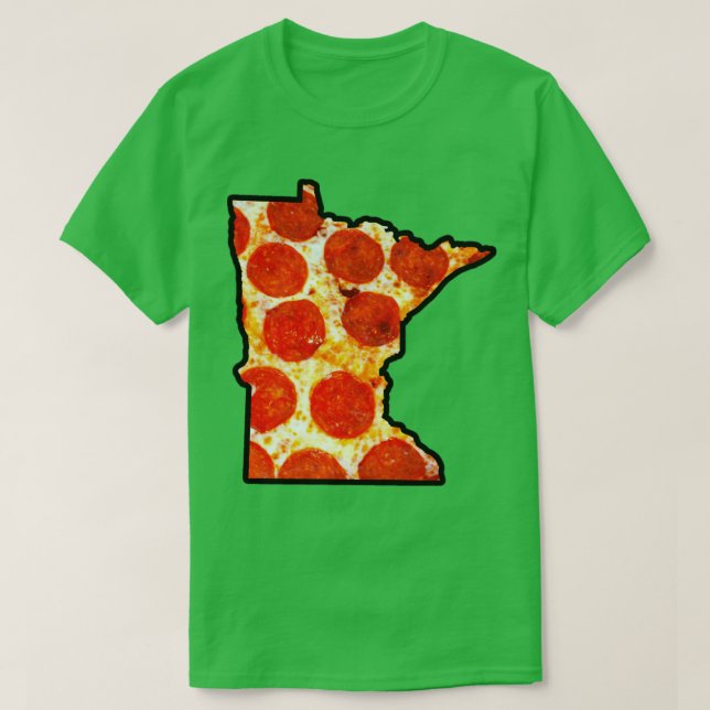 Camiseta Minnesota Pepperoni Pizza (Diseño del anverso)