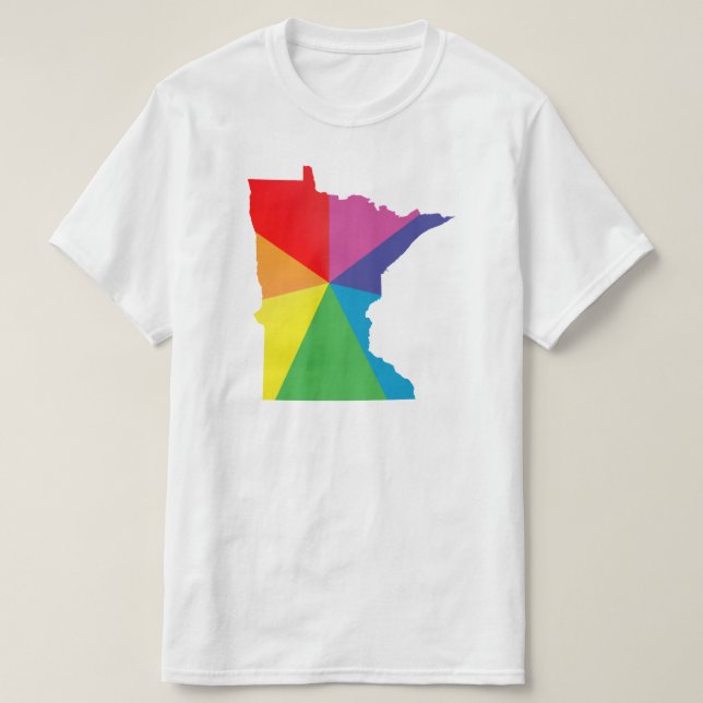Camiseta Minnesota pescó orgullo con caña (Diseño del anverso)