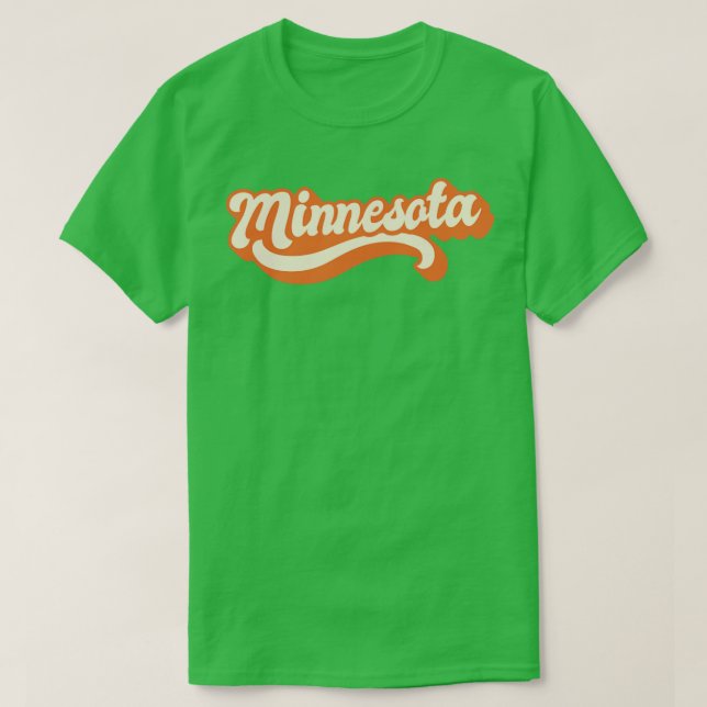 Camiseta Minnesota Retro (Diseño del anverso)