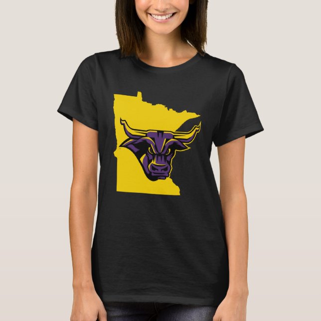 Camiseta Minnesota State Mankato Mavericks State Shape (Anverso)