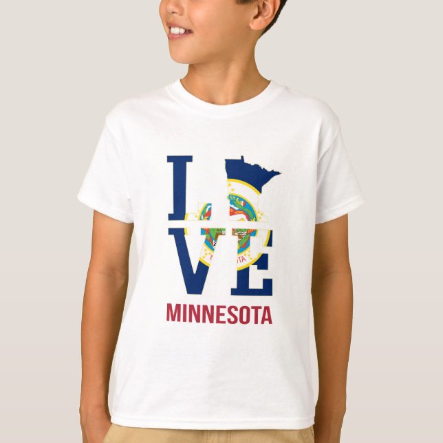 Camiseta Minnesota State USA Love (Anverso)
