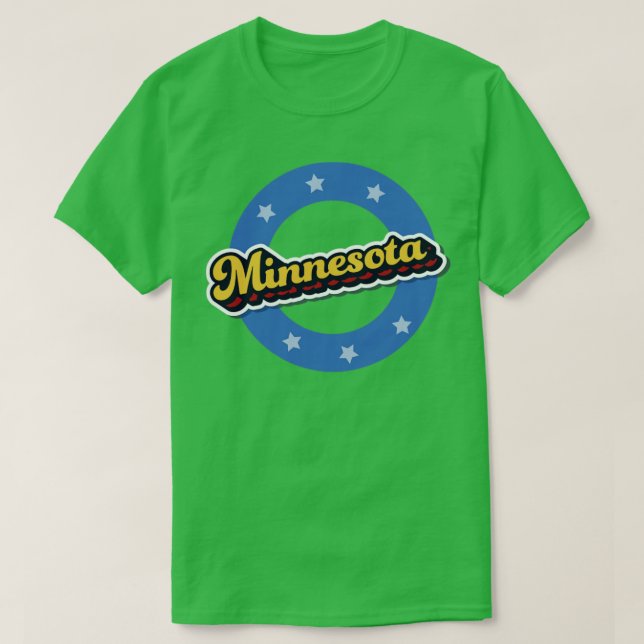 Camiseta Minnesota vintage (Diseño del anverso)