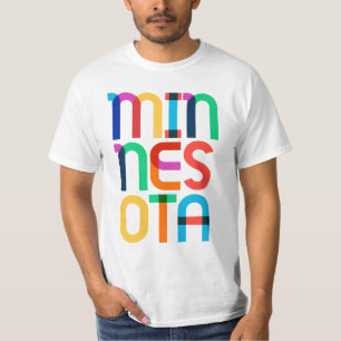 Camiseta Minnesota Vintage Retro Arte Pop 80s