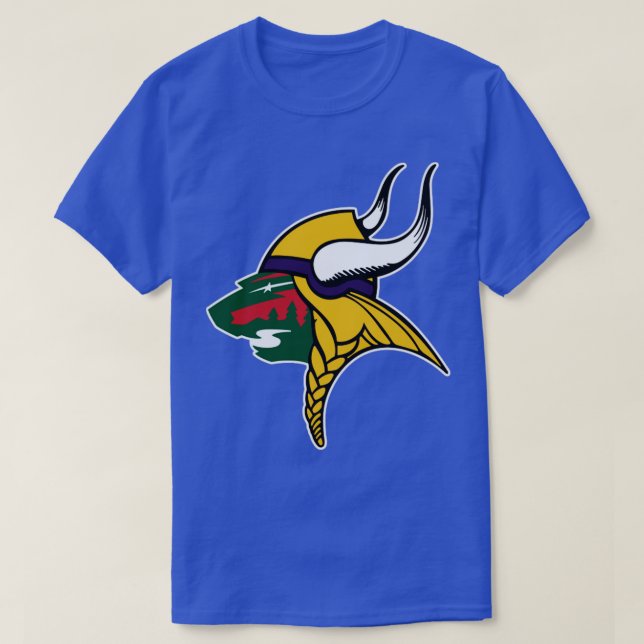 Camiseta Minnesota Wild Vikings (Diseño del anverso)