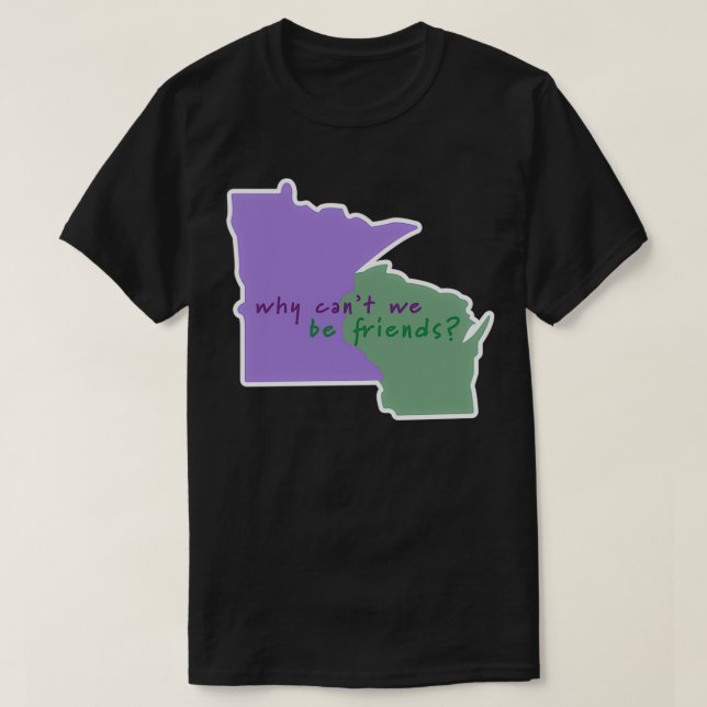 Camiseta minnesota y wisconsin (Diseño del anverso)