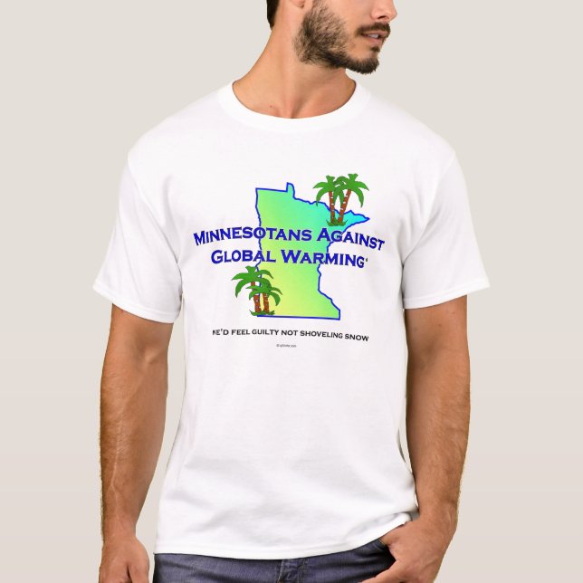 Camiseta Minnesotans contra el calentamiento del planeta (Anverso)