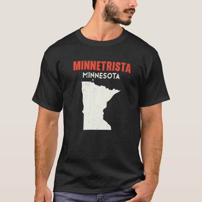 Camiseta Minnetrista Minnesota USA State America Travel Min (Anverso)