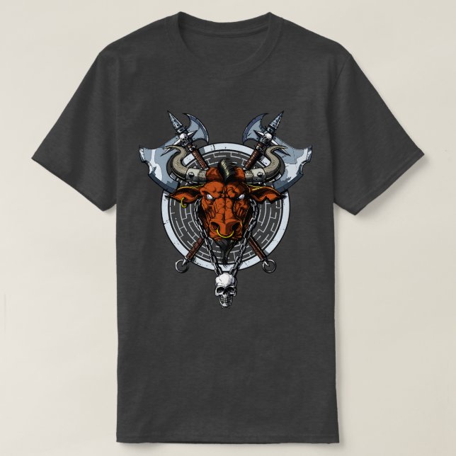 Camiseta Minotauro (Diseño del anverso)
