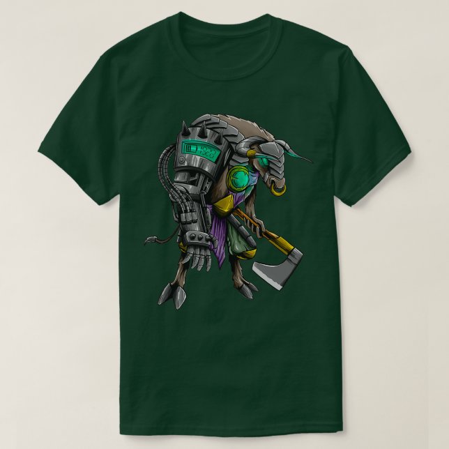 Camiseta minotauro de mecha (Diseño del anverso)