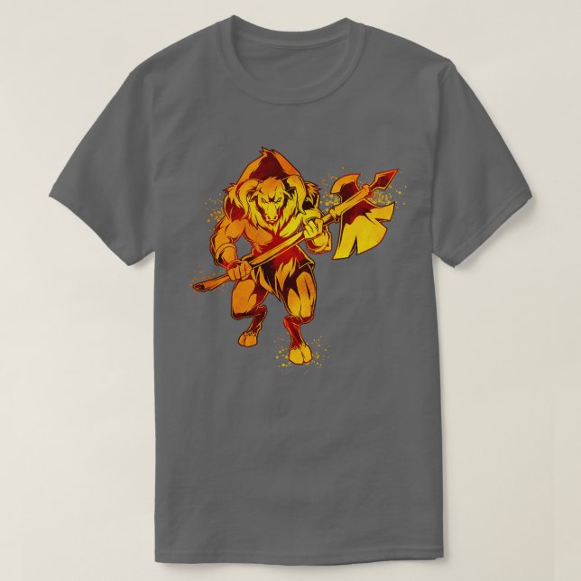 Camiseta Minotauro de mitología griega (Diseño del anverso)