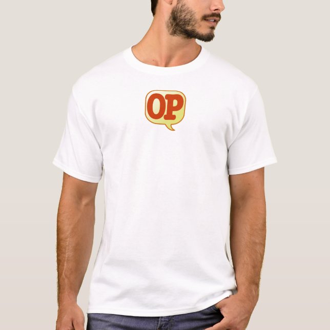 Camiseta minúscula del logotipo (Anverso)