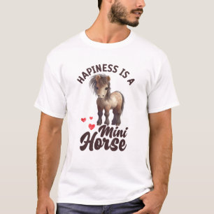 Camiseta Minúsculo Caballo Mini Mascota Caballo Pequeño Lov