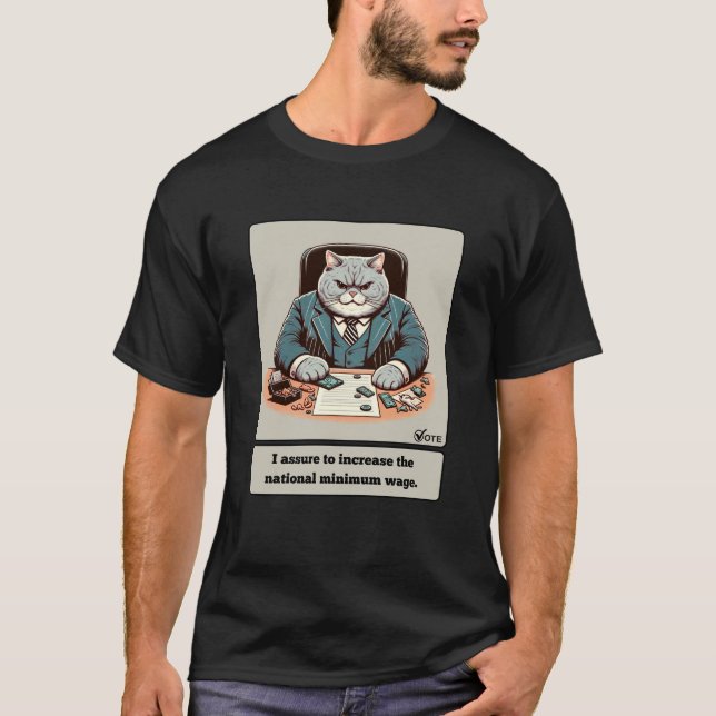 Camiseta Mios maliciosos: El ingenioso gato político (Anverso)