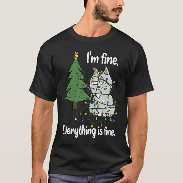Camiseta Mir Geht Es Gut Tanglage Cat En Navidades Hadas Li (Anverso)
