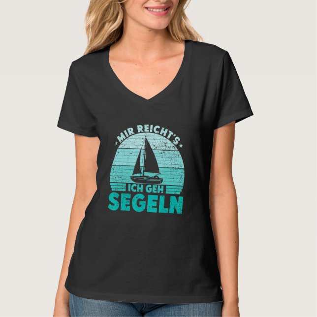 Camiseta Mir reichts Ich geh sailboat skipper catamaran (Anverso)