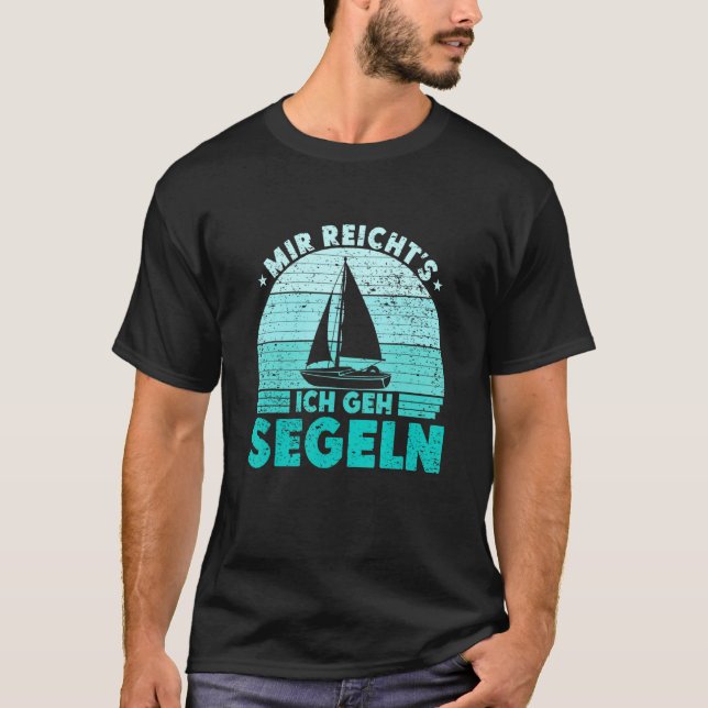 Camiseta Mir reichts Ich geh sailboat skipper catamaran (Anverso)