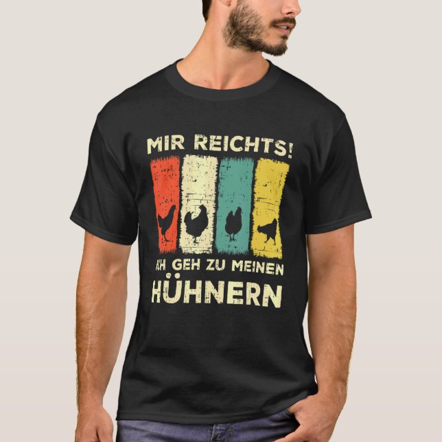 Camiseta Mir Reichts Ich Geh Zu Meinen Chickens Bre (Anverso)