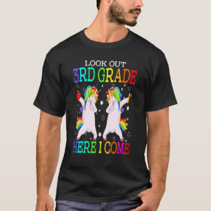 Camiseta Mira 3er Grado Aquí Vengo Dabbing Unicornio Bac