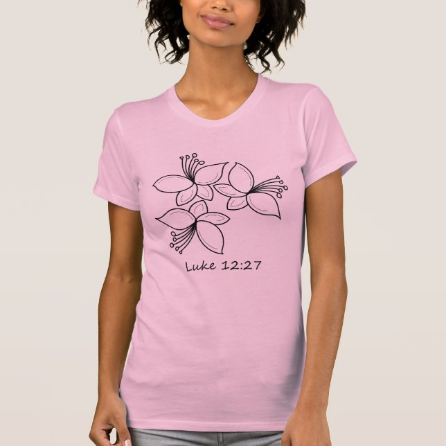 Camiseta Mira a las damas de Lilies (Anverso)