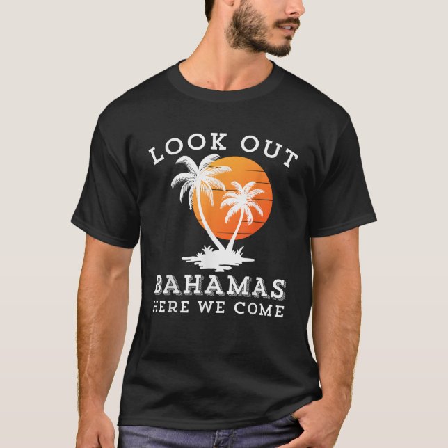 Camiseta Mira Bahamas, venimos de vacaciones familiares (Anverso)