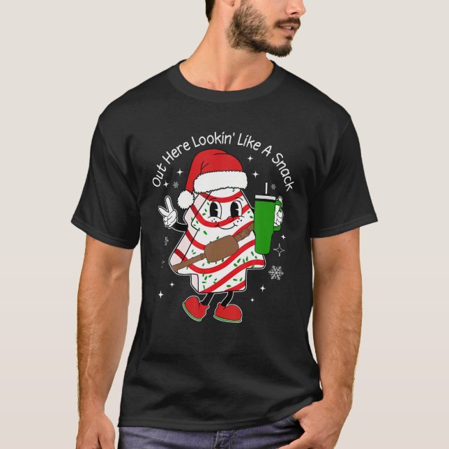 Camiseta Mira Como Un Snack Stanley Tumbler Xmas (Anverso)