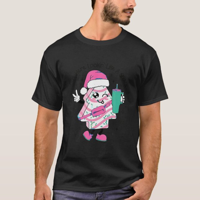 Camiseta Mira Como Un Snack Stanley Tumbler Xmas (Anverso)