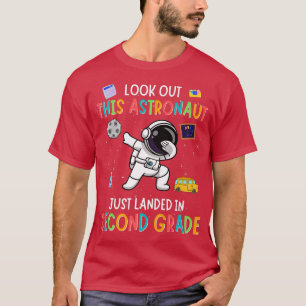 Camiseta Mira de vuelta a los niños astronautas de segundo 
