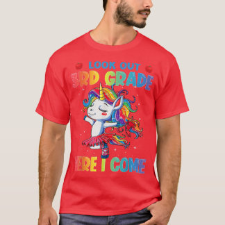 Camiseta Mira El 3er Grado Aquí Vengo Unicornio