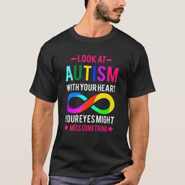Camiseta Mira el enigma del autismo Pieza Autismo Autismo A (Anverso)