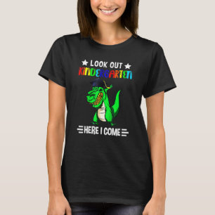 Camiseta Mira el jardín de infancia aquí vengo dinosaurio