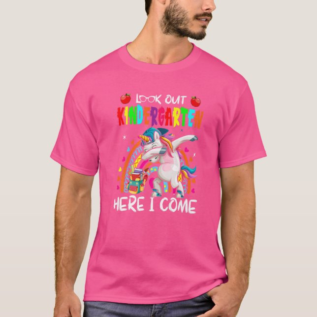 Camiseta Mira el jardín de infancia donde vengo la lluvia d (Anverso)