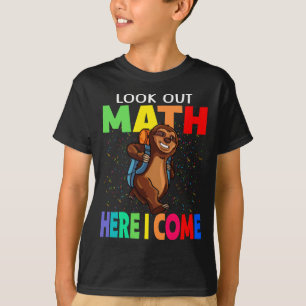 Camiseta Mira El Jardín De Niños Aquí Vengo Sloth