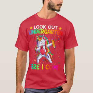 Camiseta Mira El Jardín Infantil Aquí Vengo Unicorn Dabbing