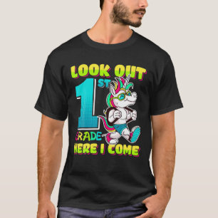 Camiseta Mira El Primer Grado Aquí Que Llego - Niños Unicor