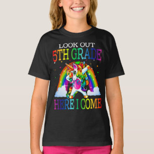 Camiseta Mira El Quinto Grado Aquí Vengo Unicorn