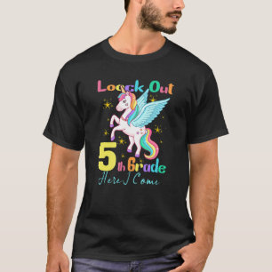 Camiseta Mira El Quinto Grado Aquí Vuelvo A La Escuela Unic