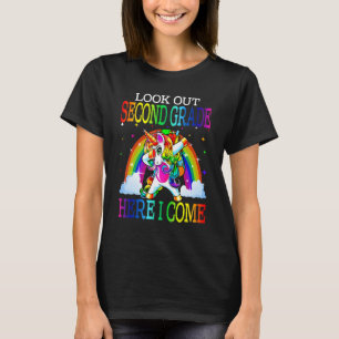 Camiseta Mira El Segundo Grado Aquí Al Que Volví Unicorn