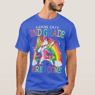 Camiseta Mira El Segundo Grado Aquí Llego Dabbing Unicorn T